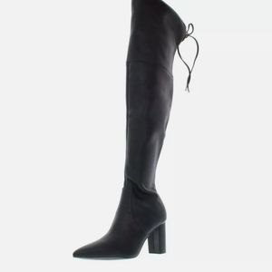 Marc Fisher Faux-Leather Over the Knee Dress Boots in Different Sized